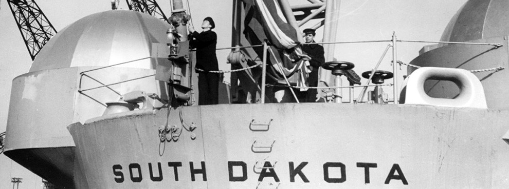 Historic photo of USS South Dakota