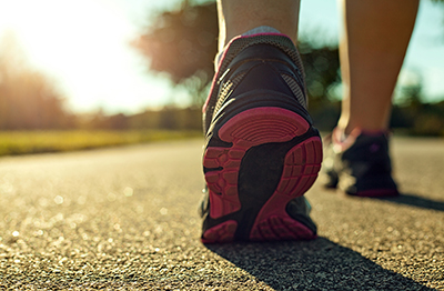 stock photo of walking shoes